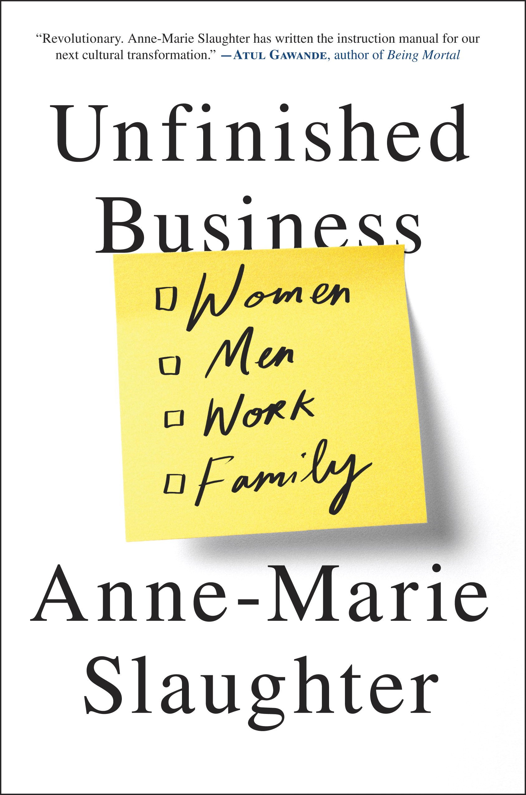 Books cover: Unfinished Business